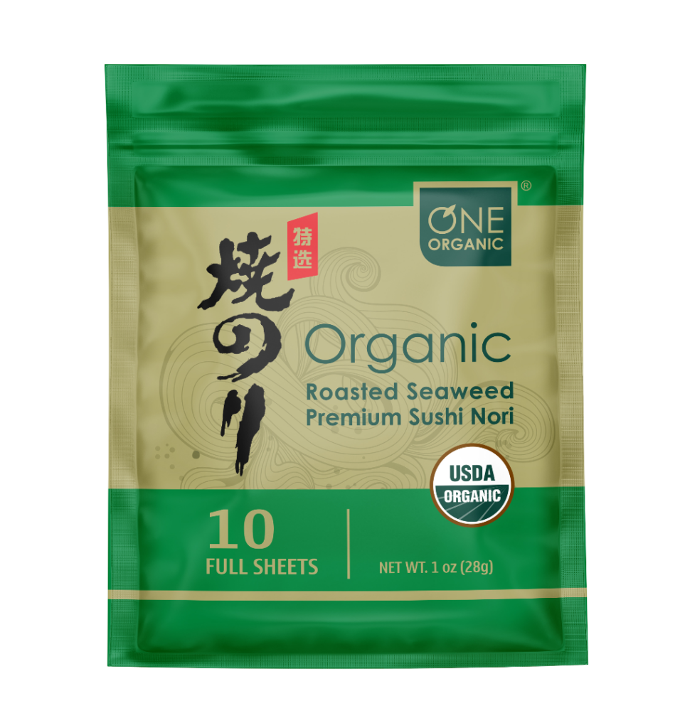 organic roasted seaweed premium sushi nori 10 full sheets